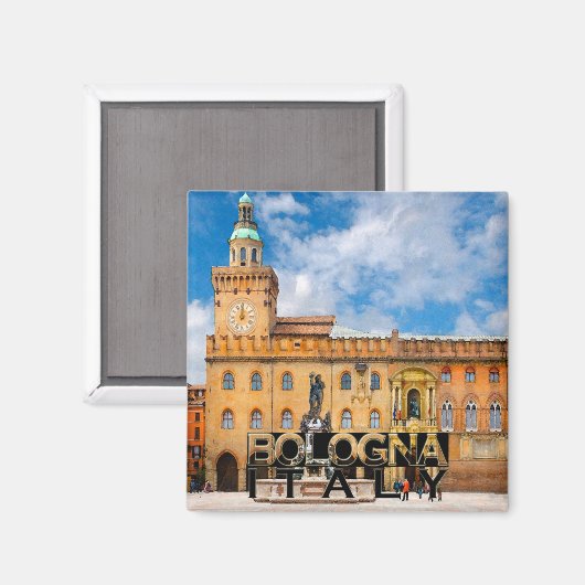 Bologna Magnet (Vorderseite/Rückseite)