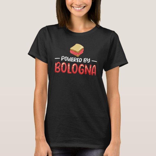 Bologna Meat Italy Sandwich Sausage Baloney Fried  T-Shirt (Vorderseite)