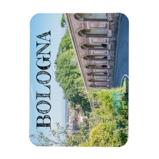 Bologna Portico di San Luca Kühlschrankmagnet Magnet (Vertikal)