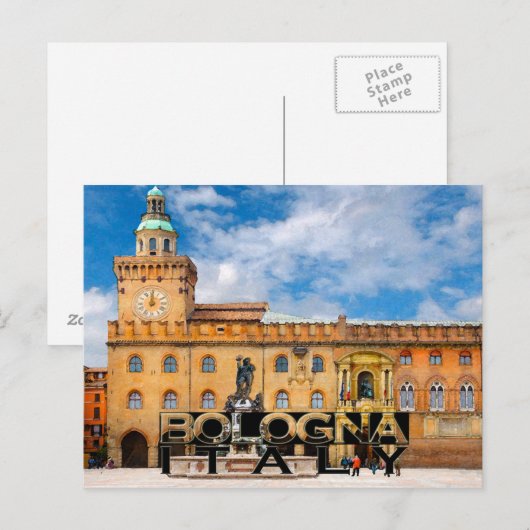 Bologna Postkarte (Vorne/Hinten)