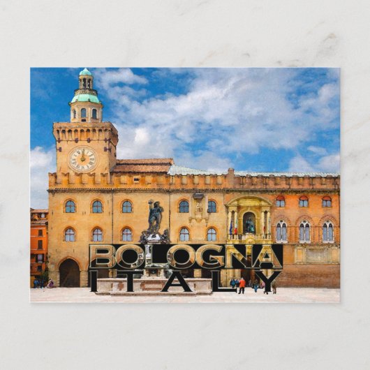 Bologna Postkarte (Vorderseite)