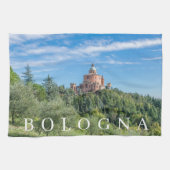 Bologna San Luca Wallfahrtskirche Geschirrtuch (Horizontal)