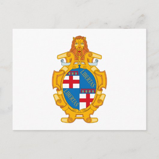 Bologna-Wappen Postkarte (Vorderseite)