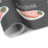 Bologna Wurst Feinschmecker Baloney Mortadella Lov Geschenkpapier (Rolleneckpunkt)