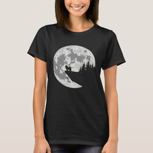 Bolognese Apparel And Moon Halloween Costume T-Shirt (Vorderseite)
