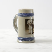 Bolognese Dog Bierglas (Vorderseite Links)