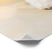 Bolognese Dog Poster (Ecke)