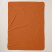 Bolognese/ Dunkles Rost-Orange Sherpadecke (Vorderseite)
