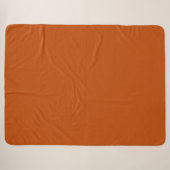 Bolognese/ Dunkles Rost-Orange Sherpadecke (Vorderseite (Horizontal))