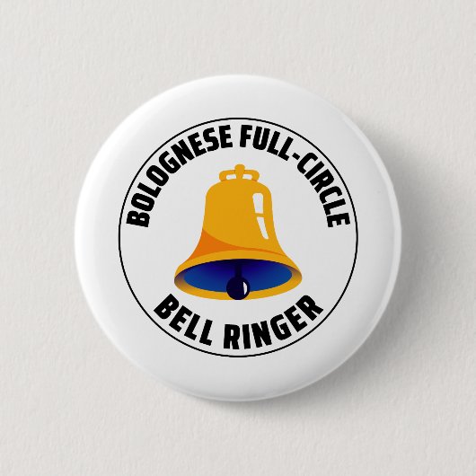 Bolognese Full Circle Bell Ringer Button (Vorderseite)