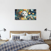 Bolognese-Hund Leinwanddruck (Insitu (Schlafzimmer))