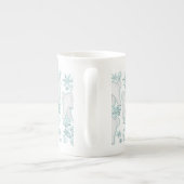 Bolognese Hund und Bichon Frise Hund Snowflake Porzellantasse (Rückseite)