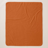 Bologneser/ Dunkles Rost-Orange Sherpadecke (Vorderseite)