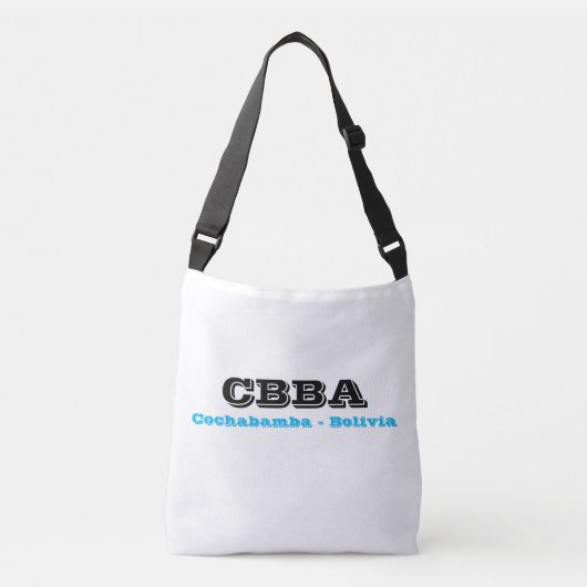 Bolsa CBBA Cochabamba Bolivia Tragetaschen Mit Langen Trägern (Vorderseite)