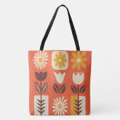 Bolsa de hombro, tela, diseño de flores  tasche (Vorderseite)