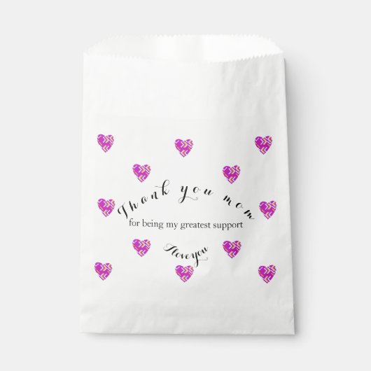 Bolsa de papel para regalar a mamá geschenktütchen (Vorderseite)
