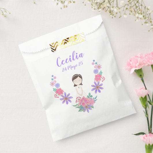 Bolsa de papel Primera Comunión CECILIA Geschenktütchen (Versiegelt)