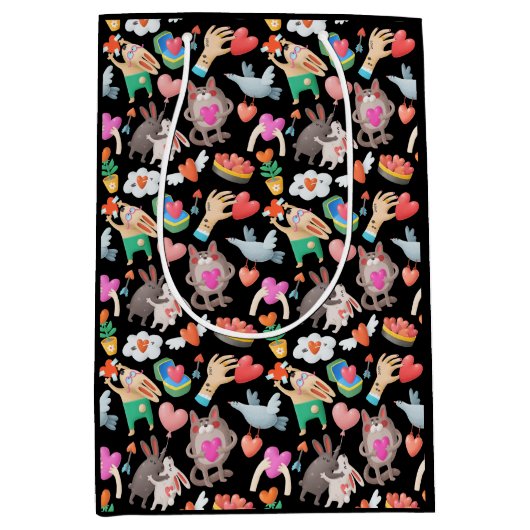 Bolsa de papel San Valentín Mittlere Geschenktüte (Vorderseite)