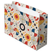 Bolsa de regalo diseño geométrico große geschenktüte (Rückseite Schrägansicht)