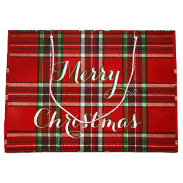 Bolsa de Regalo Estilo Tartán  Große Geschenktüte