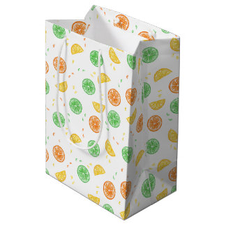 Bolsa de regalo frutos cítricos mittlere geschenktüte