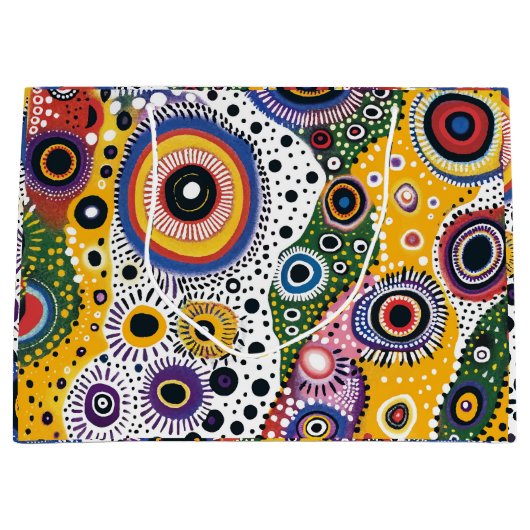 Bolsa de Regalo Grande con Estampado Psicodélico Große Geschenktüte (Vorderseite)