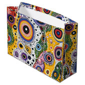 Bolsa de Regalo Grande con Estampado Psicodélico Große Geschenktüte (Rückseite Schrägansicht)