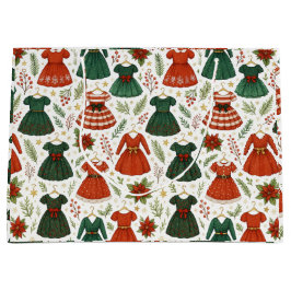 Bolsa de Regalo Vestidos de Navidad Große Geschenktüte
