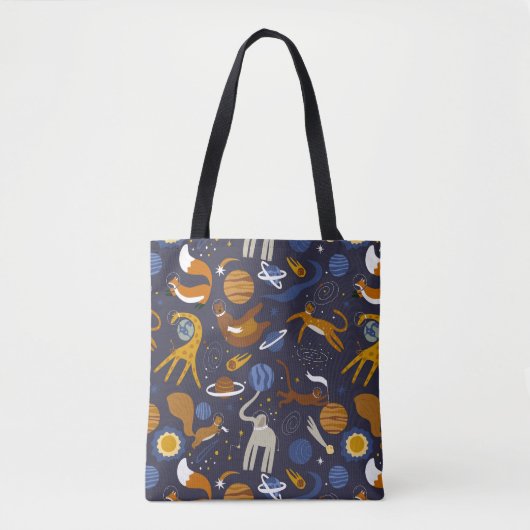 Bolsa de tela de la colección Animals Outer Space Tasche (Vorderseite)