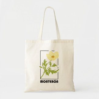 Bolsa de tela estampado de flor Monterón Tragetasche