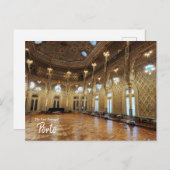 Bolsa Palace Porto Portugal Postkarte (Vorne/Hinten)