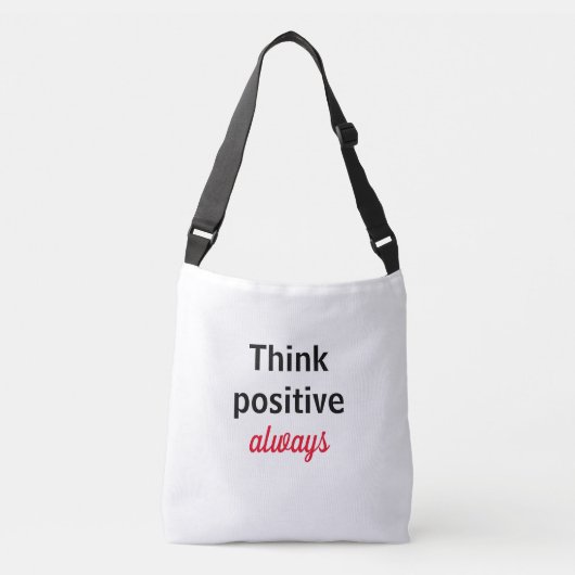 Bolsa Tkink Positive always Tragetaschen Mit Langen Trägern (Vorderseite)
