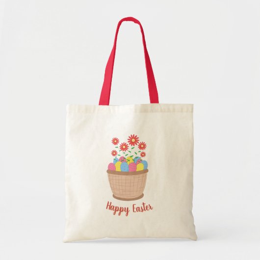 Bolsa tote de Páscoa (Happy Easter) Tragetasche (Vorne)