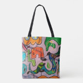 Bolsa tote, estampa em toda a área, Bolsa Tote de Tasche (Rückseite)