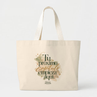 Bolsa Tote Gigante «Tu próximo capítulo empieza aq Jumbo Stoffbeutel