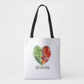 Bolsa Tote Grande Bag with image of vegetables 1. Tasche