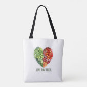 Bolsa Tote Grande Bag with image of vegetables 1. Tasche (Rückseite)