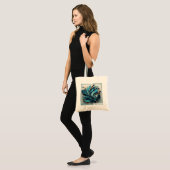 Bolsa Tote Océano Profundo Abstracto Tragetasche (Vorderseite (Model))