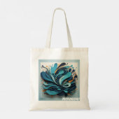Bolsa Tote Océano Profundo Abstracto Tragetasche (Rückseite)