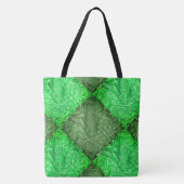 Bolsa verde falsa grama ou folhas de coqueiro tasche (Vorderseite)