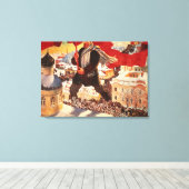 Bolschewik, 1920 leinwanddruck (Insitu (Holzboden))