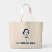 Bolso de tela Chopin Bag compras creativo Jumbo Stoffbeutel (Rückseite)