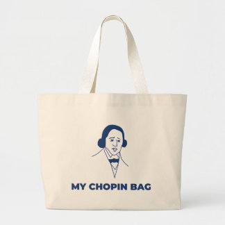 Bolso de tela Chopin Taschenkrankheit Original Jumbo Stoffbeutel