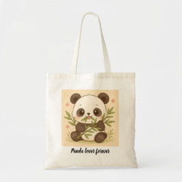 Bolso de Tela Panda Lover Tragetasche