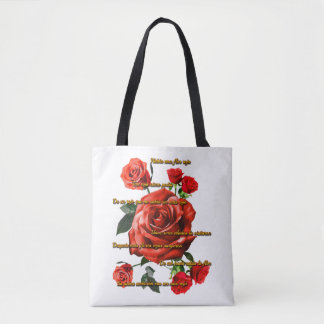 Bolso Rosas Rojas Tasche