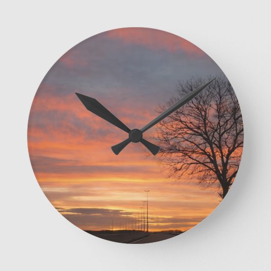 Bolso Runde Wanduhr (Vorderseite)