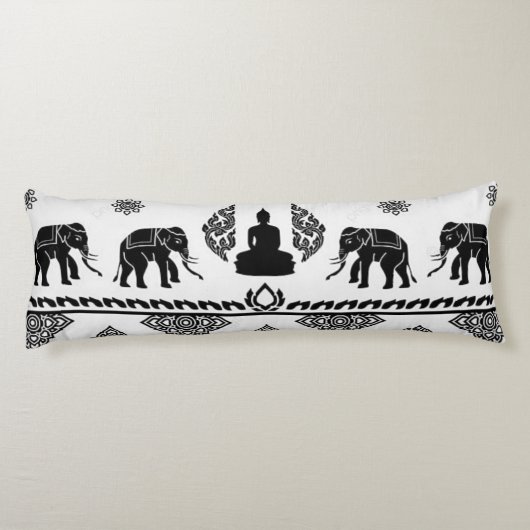 BOLSTER PILLOW MIT BATIK MOTIF SEITENSCHLÄFERKISSEN (Rückseite)