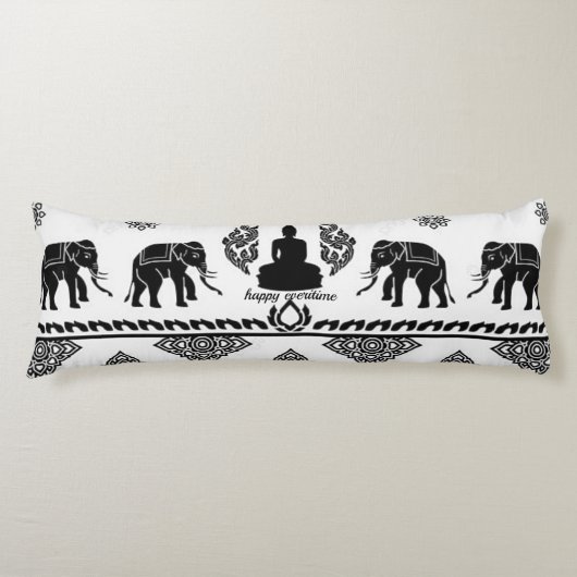 BOLSTER PILLOW MIT BATIK MOTIF SEITENSCHLÄFERKISSEN (Vorderseite)