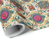Bolt-Elegant-Rings Wedding Gift Wrap Geschenkpapier (Rolleneckpunkt)