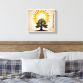 "Bolt of Life" Leinwanddruck (Insitu (Schlafzimmer))
